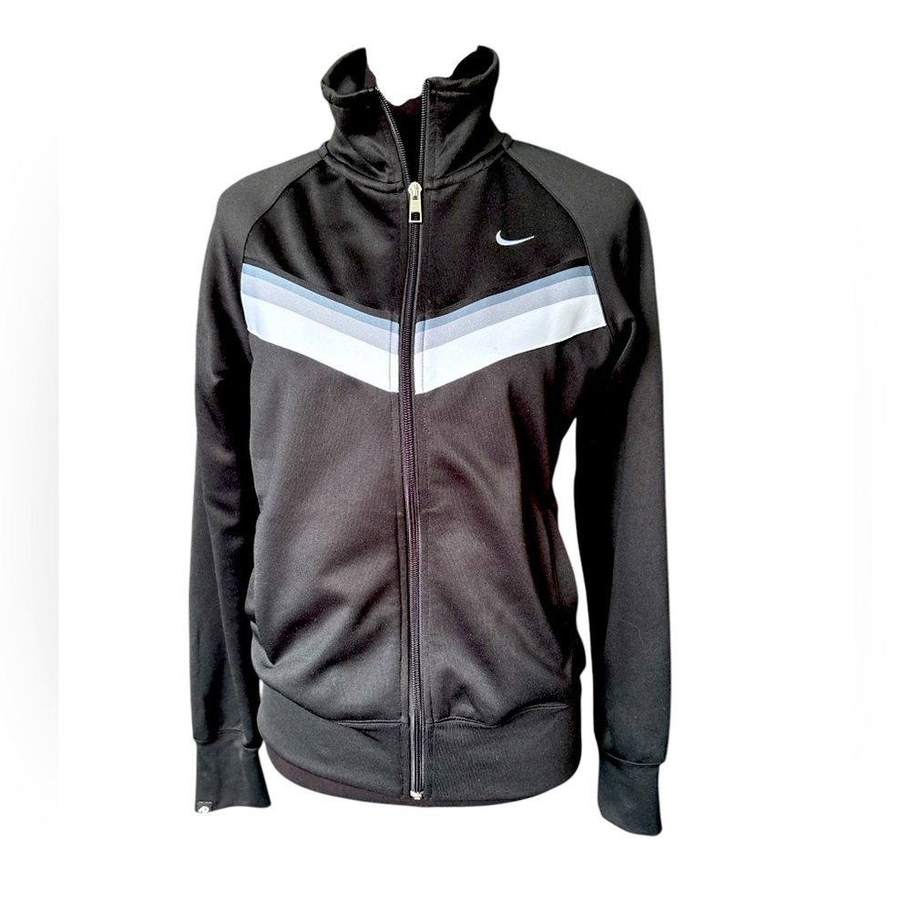Nike The Athletic Department Black Striker Full Zip Track Jacket, Size Medium